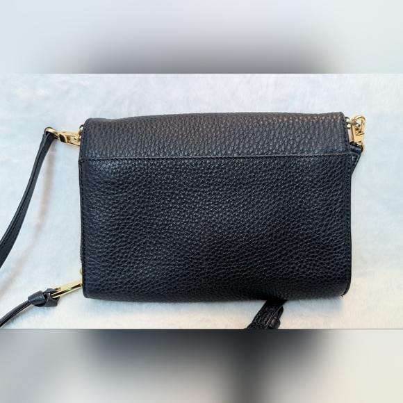 Tory Burch Thea Bag 7.75" x 6" compact crossbody Lay flat Style dark Navy - Picture 7 of 10